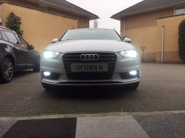 Audi A3 met D5S xenon lampen 6000K spierwit licht