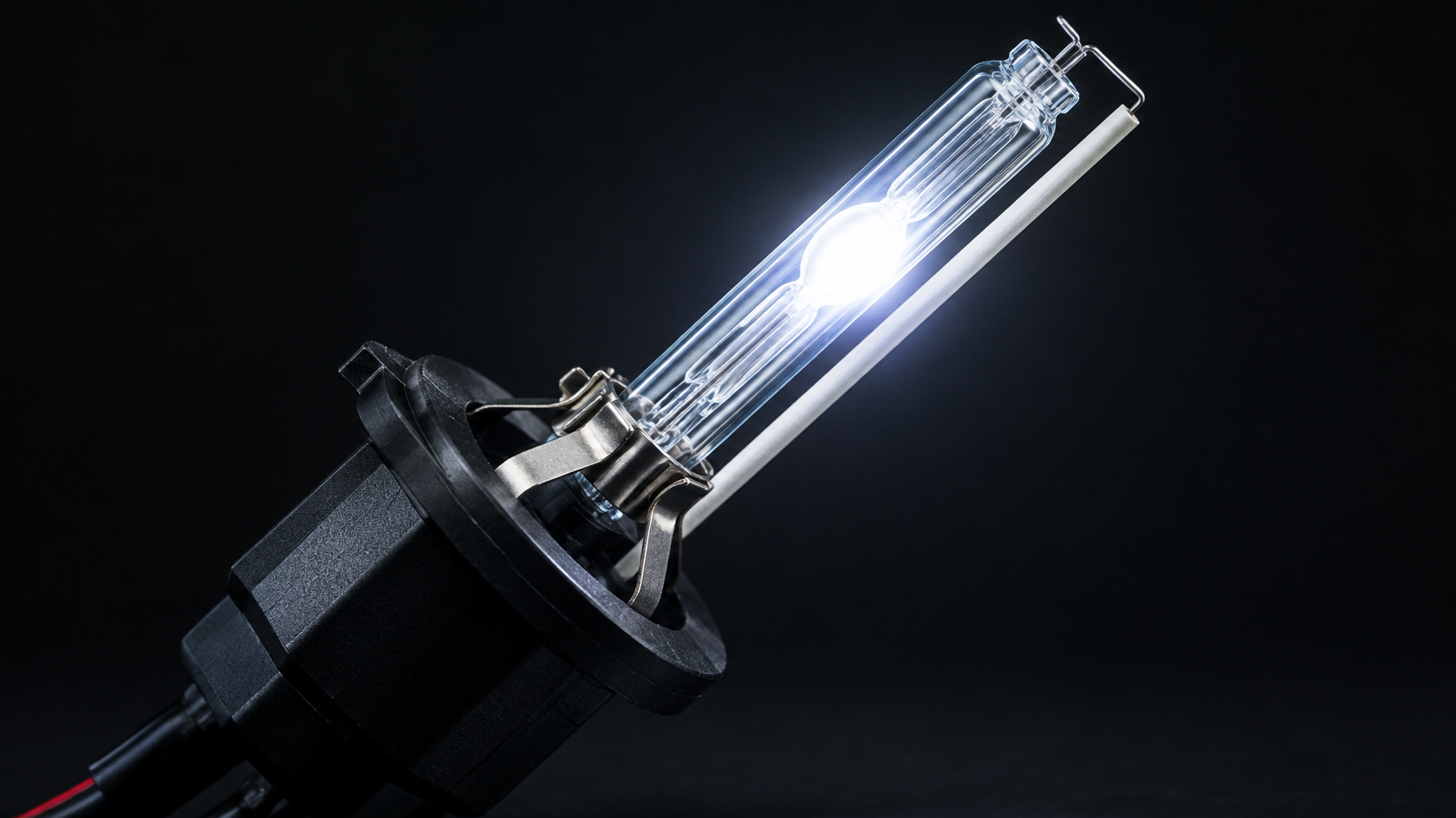 Xenon HID lamp close-up